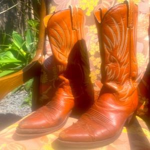 Dan Post leather cowboy boots